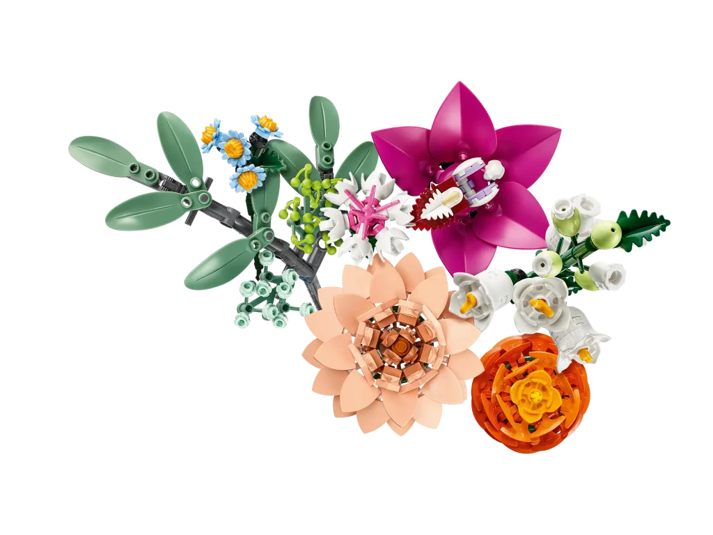 LEGO Botanicals 10342 Pen rosa blomsterbukett 6 1024x768
