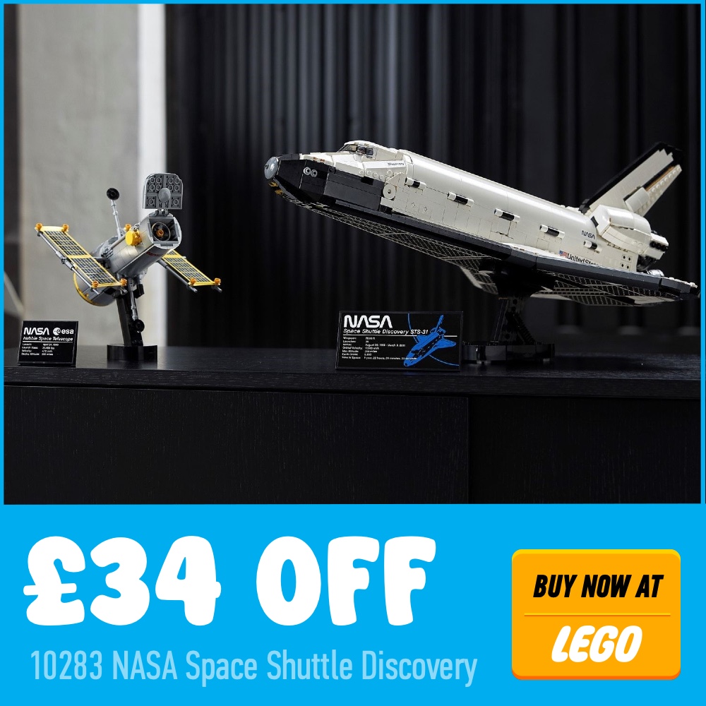 LEGO CTA DEAL SQUARE BLUE 10283 NASA Space Shuttle Discovery