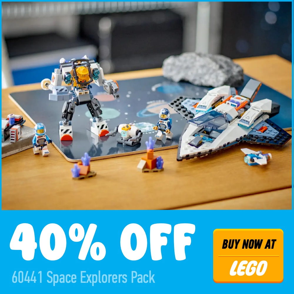 LEGO CTA DEAL SQUARE BLUE 60441 Space Explorers Pack