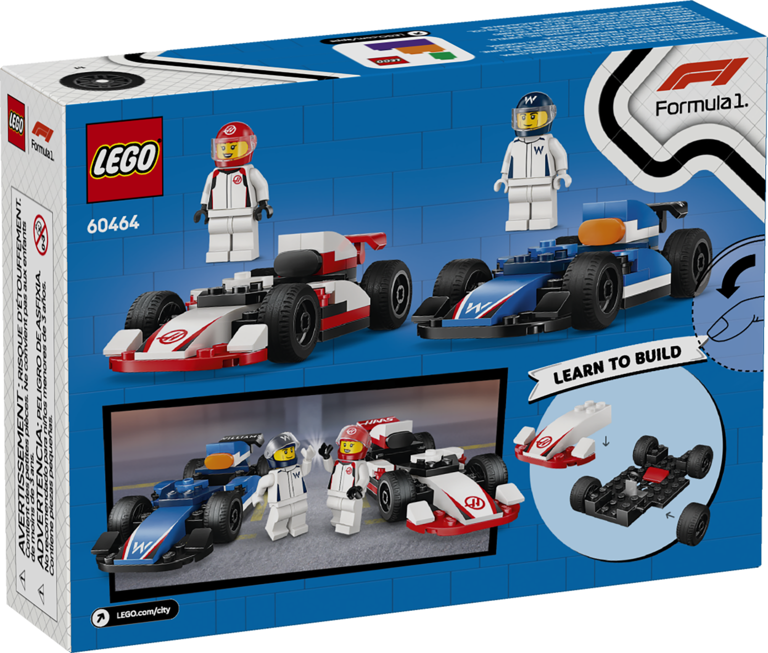 Six LEGO City Formula 1 sets officially revealed for 2025