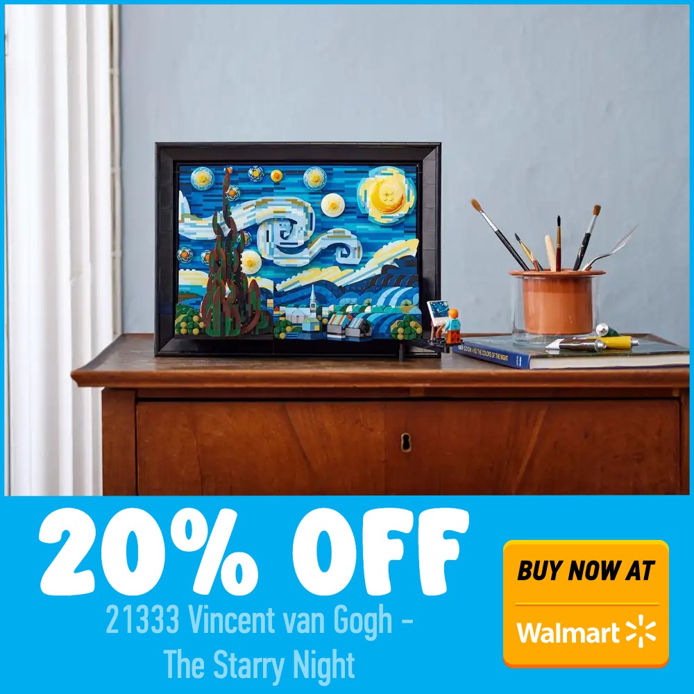 LEGO Art 21333 Walmart deal card