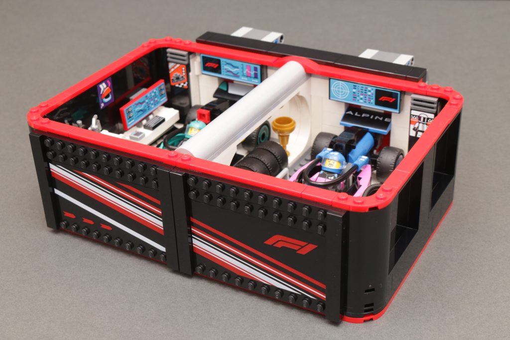 LEGO City 60444 F1 Garage Mercedes AMG Alpine Cars review 13 1024x683