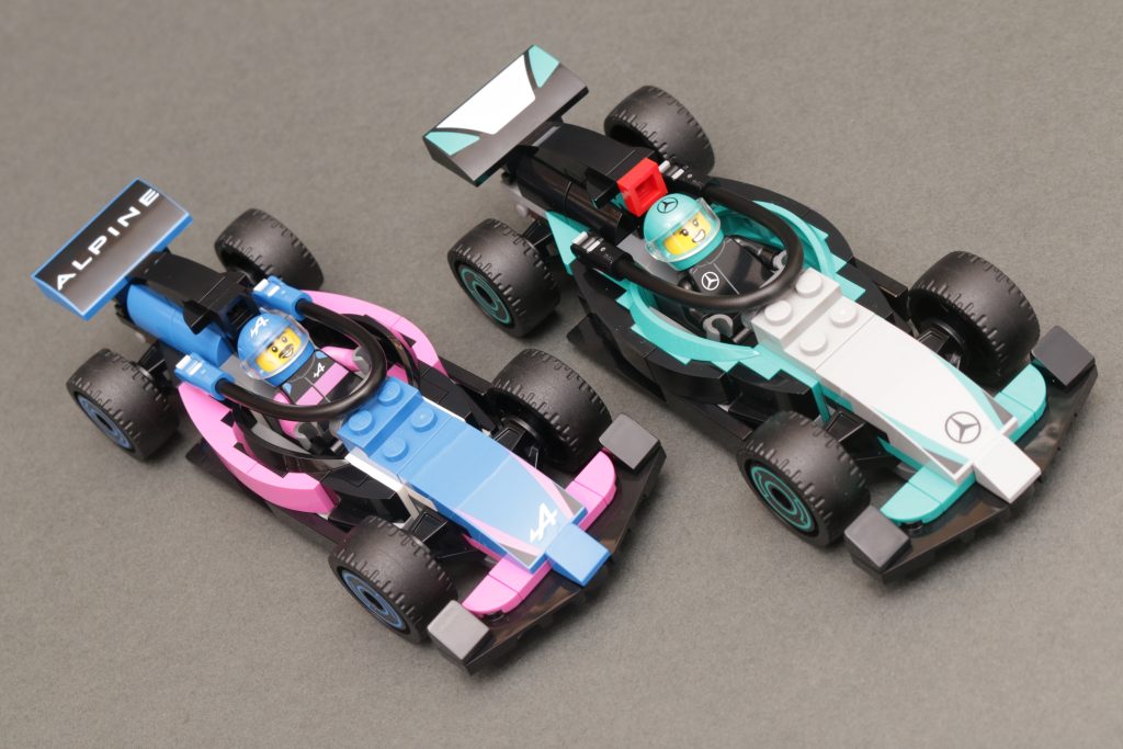 LEGO City 60444 F1 Garage Mercedes AMG Alpine Cars review 40 1024x683