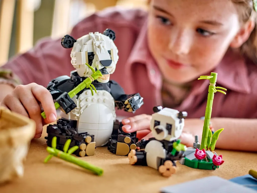 LEGO Panda Family designer reveals challenges and new piece