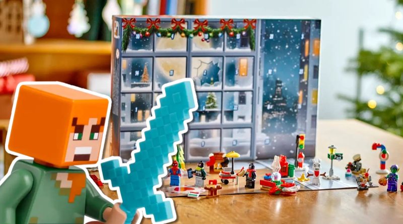 LEGO Marvel 76293 Spider Man Advent Calendar Minecraft featured