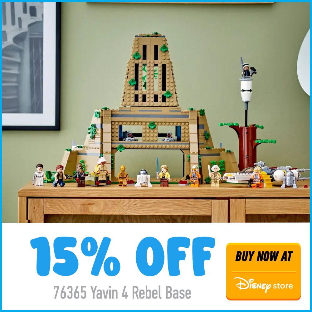 LEGO Star Wars 75365 Disney Store deal card