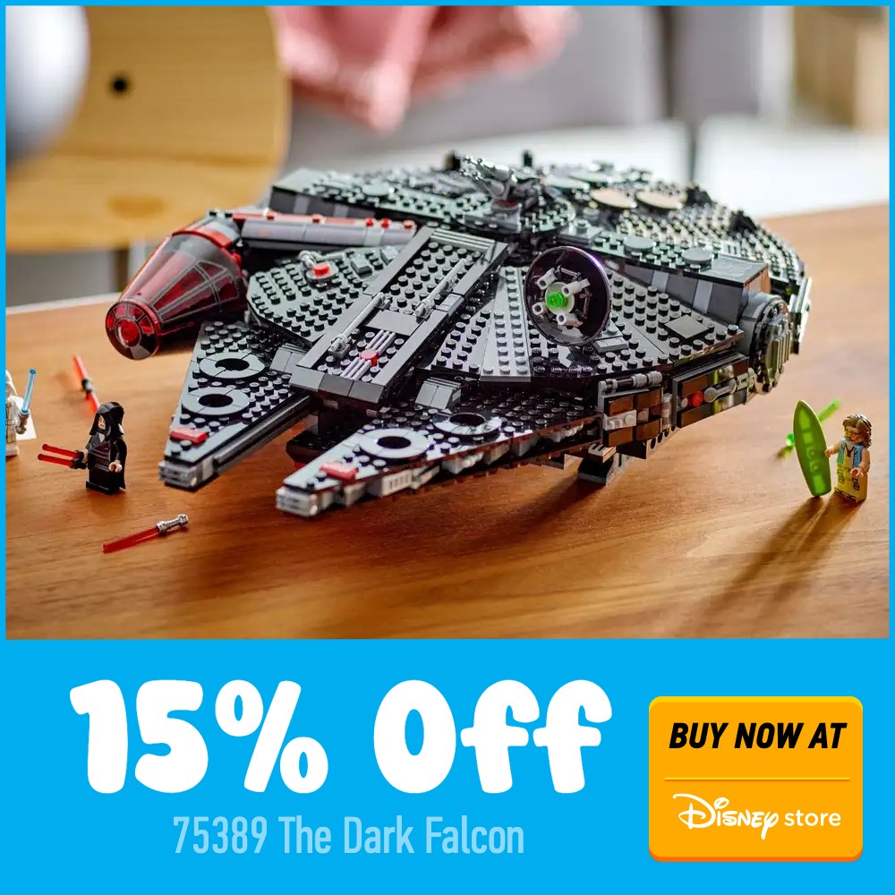 LEGO Star Wars 75389 Disney Store deal card