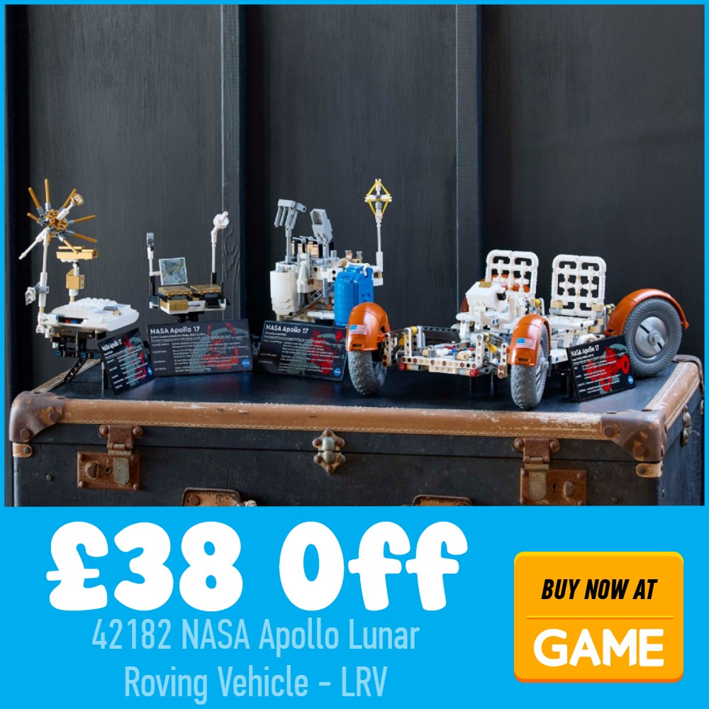lego technic 42182 nasa apollo lunar roving vehicle 38 off game deal card