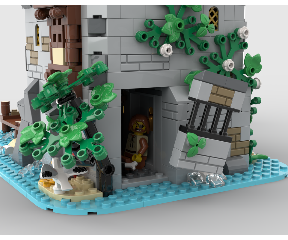 LEGO Medieval Seaside Market Tower 4