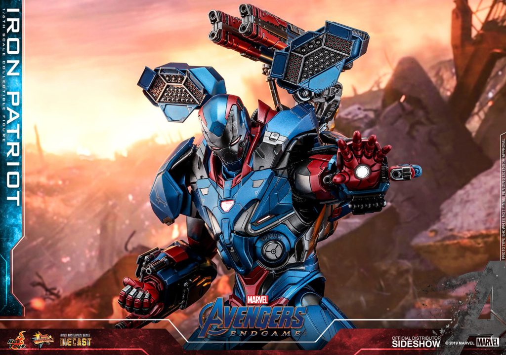SIDESHOW Hot Toys Iron Patriot Endgame 1024x720