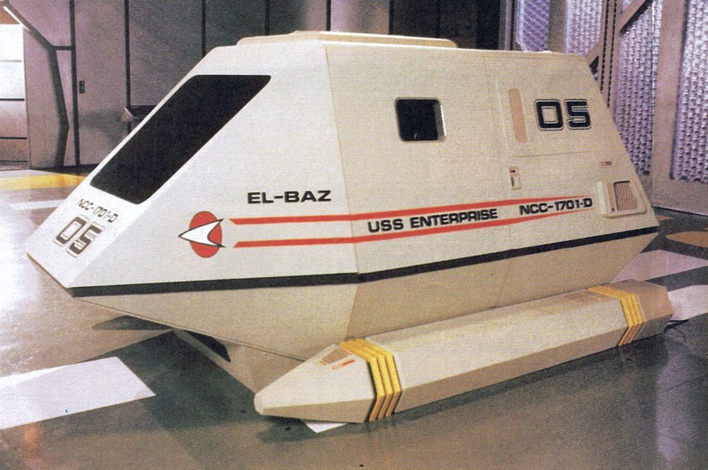 Revista Star Trek Star Trek TNG Cápsula de transporte tipo 15 1024x680