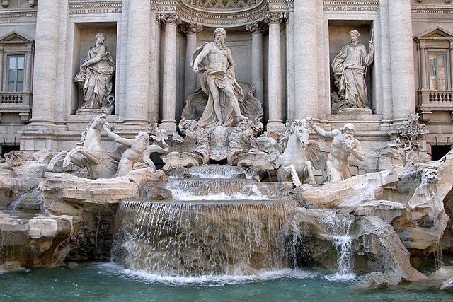 Trevi Fountain statues