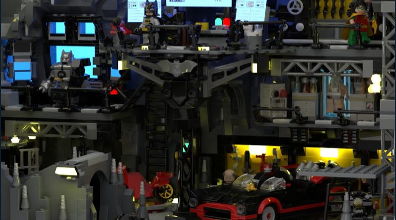 lego batcave moc by Dream Build Bricks featured