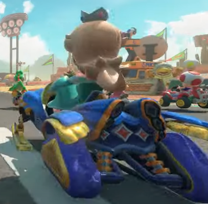 mario kart snowmobile