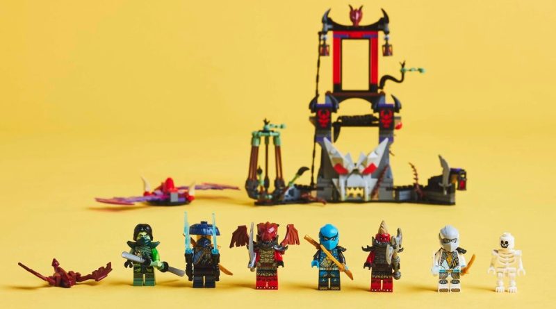 LEGO NINJAGO 71841 Dragonian Storm Village lifestyle minifigures featured