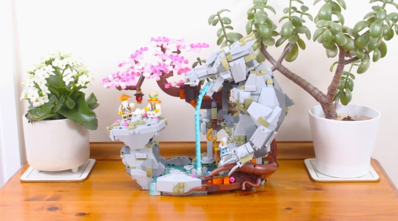 Recensione sullo stile di vita del santuario di pietra del drago LEGO NINJAGo 71819 in primo piano