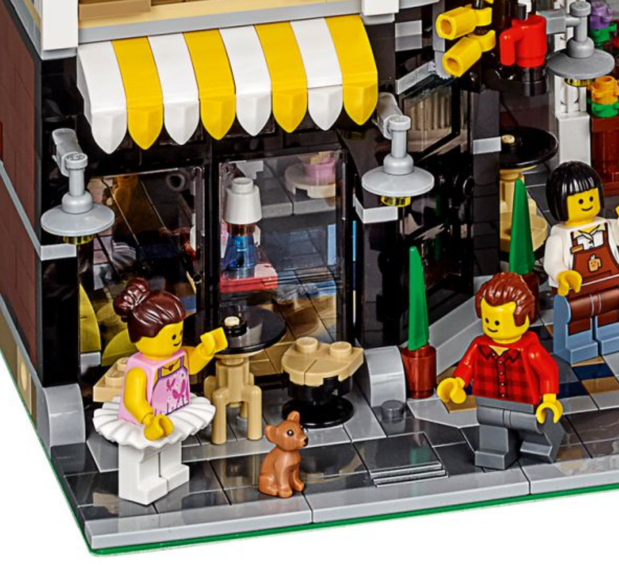 lego 10255 assembly square coffee shop furniture