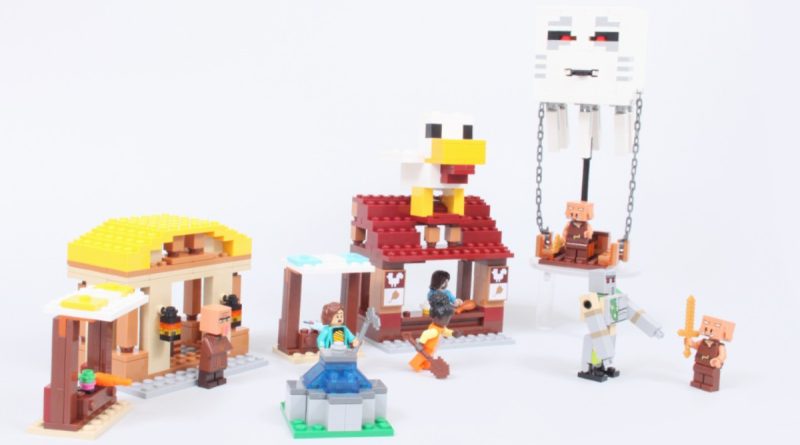 Aldea Abandonada Aldea Juguetes De Lego De Minecraft El Ataque A