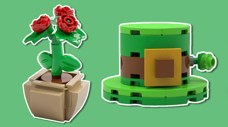 Gratis LEGO-modeller til Mors Dag og St. Patricks Dag kan købes - fremhævet billede