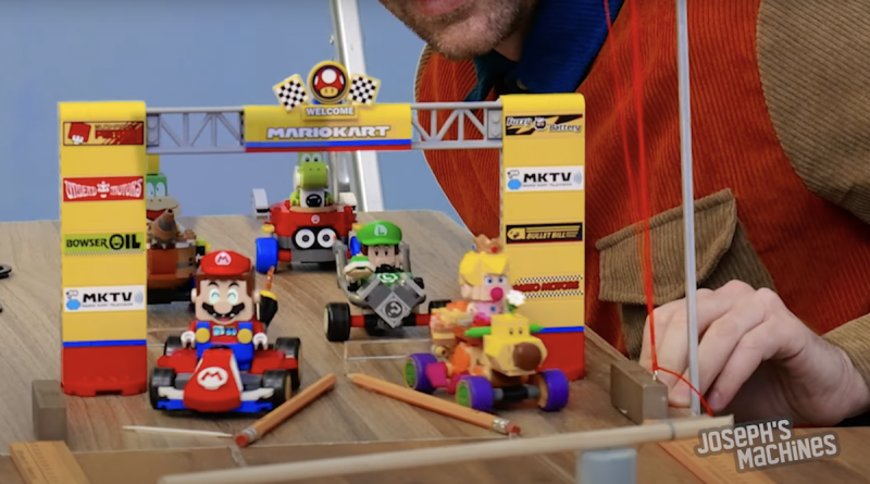 Josephs Machines LEGO Mario Kart in real life featured