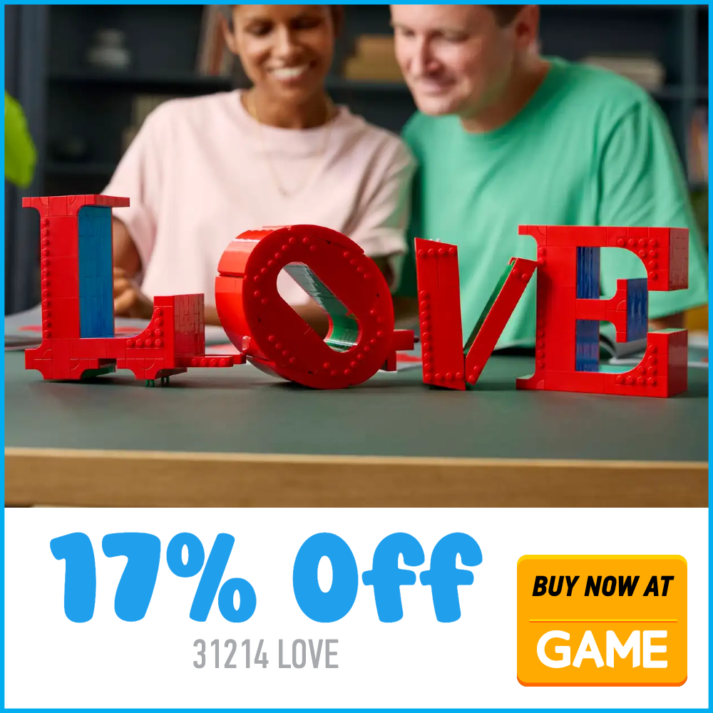 LEGO Art 31214 GAME deal card