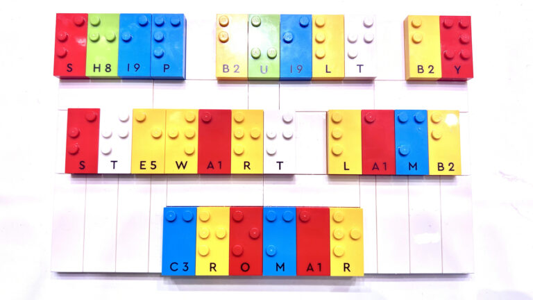LEGO Maid of Fabuland LEGO Braille-Steine