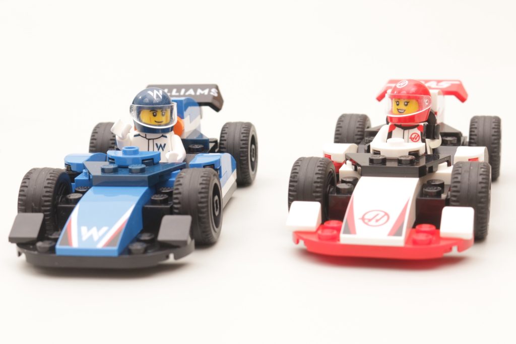 LEGO City Sammenligning av Formel 1-biler – alle lag – McLaren Ferrari Red Bull Mercedes Aston Martin 12 1024x683