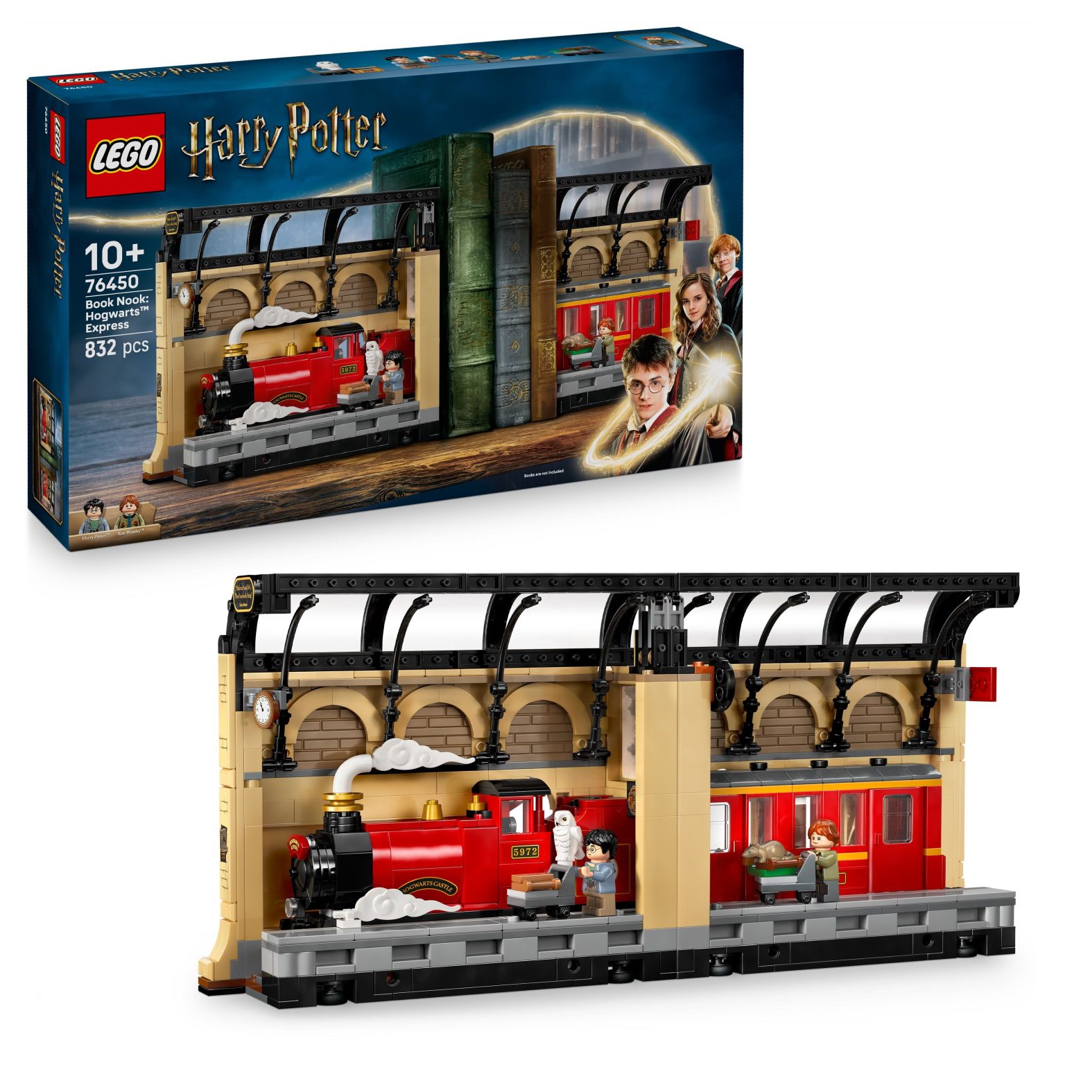 LEGO Harry Potter 76450 Book Nook Hogwarts Express Revealed Lego harry potter 76450 book nook hogwarts express revealed