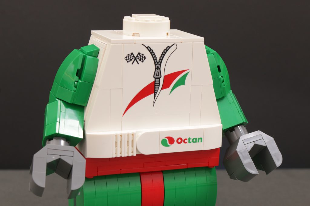 Reseña de la minifigura LEGO Minifigures 40819 Up Scaled Racing Driver (21 pulgadas, 1024x683)