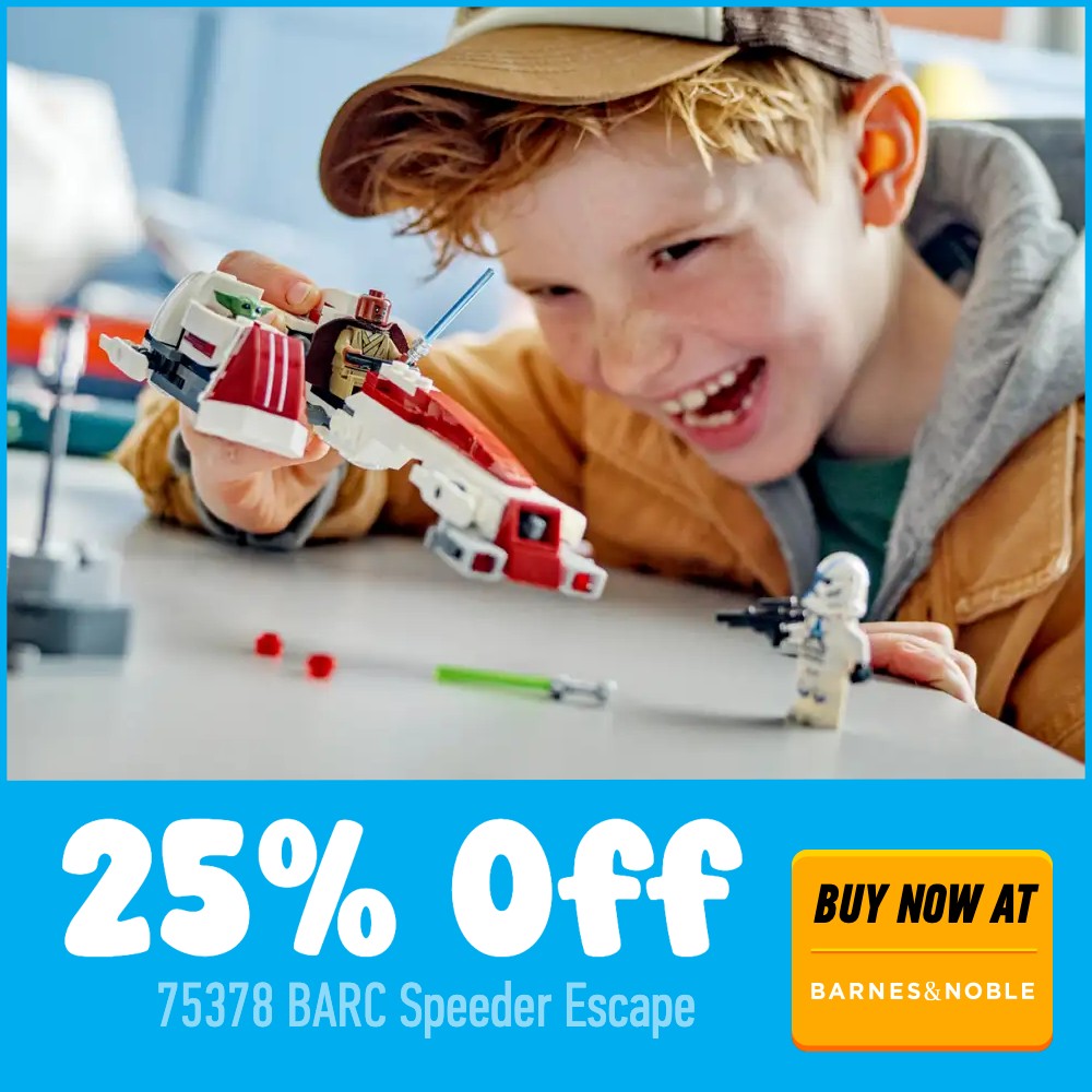 LEGO Star Wars Tarjeta de oferta de Barnes & Noble 75378
