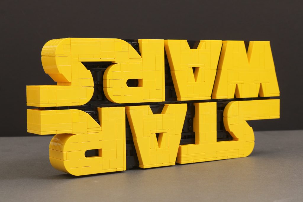 LEGO Star Wars 75407 Brick Built Star Wars Logo review 13 1024x683