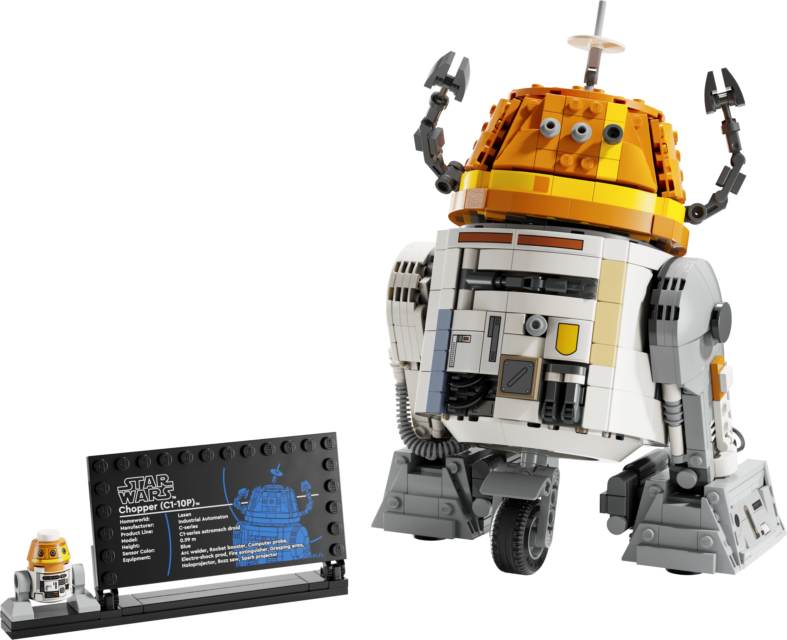 lego star wars 75416 Chopper (C1-10P) Astromech Droid (1)