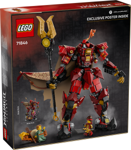 Three new LEGO NINJAGO 2025 display sets revealed