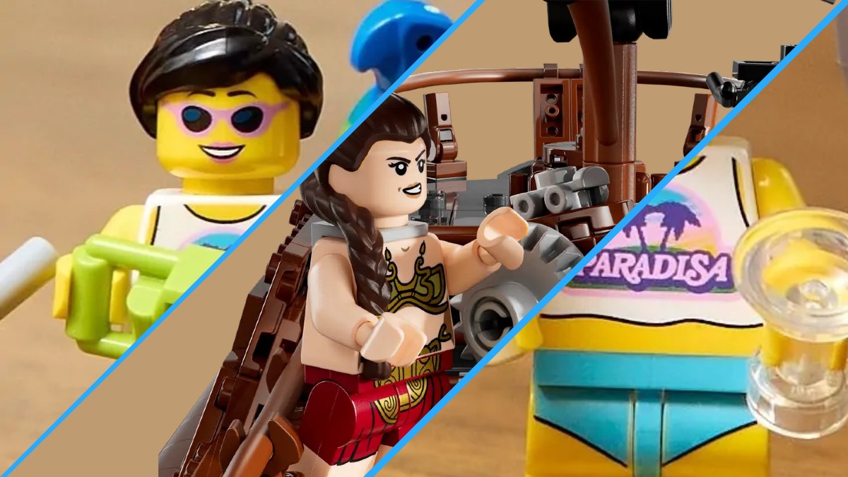 LEGO Minifigure Vending Machine's Paradisa holidaymakers do what