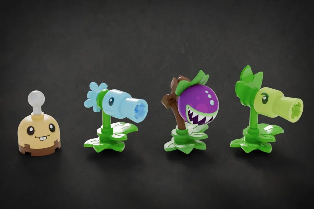 Set Di Blocchi Da Costruzione Plants Vs Zombies - Pvz-050311 - Foto 8