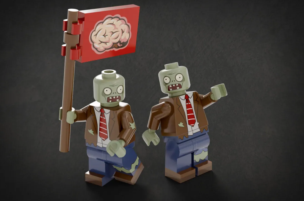 LEGO Ideas Plants vs. Zombies &ndash; Diorama 4 1024x679