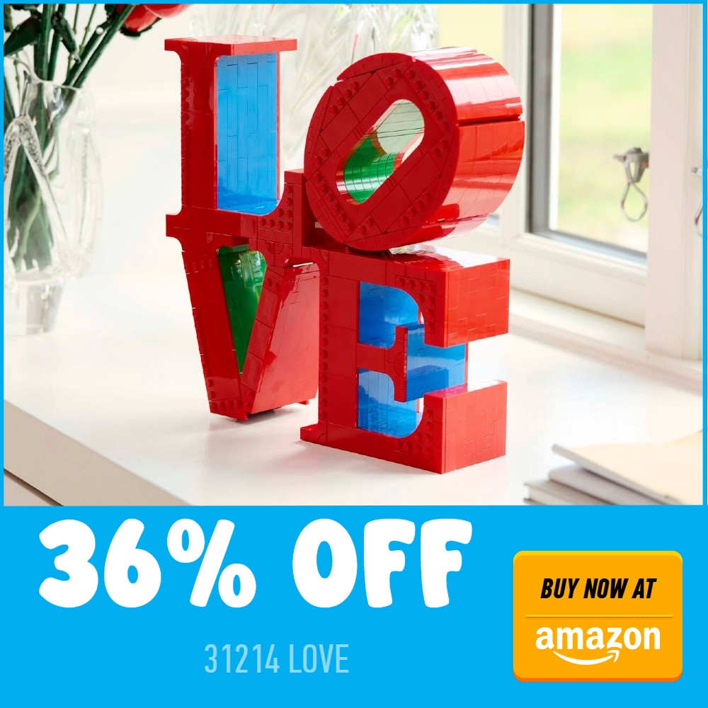 lego 31214 love amazon deal card blue 36 off