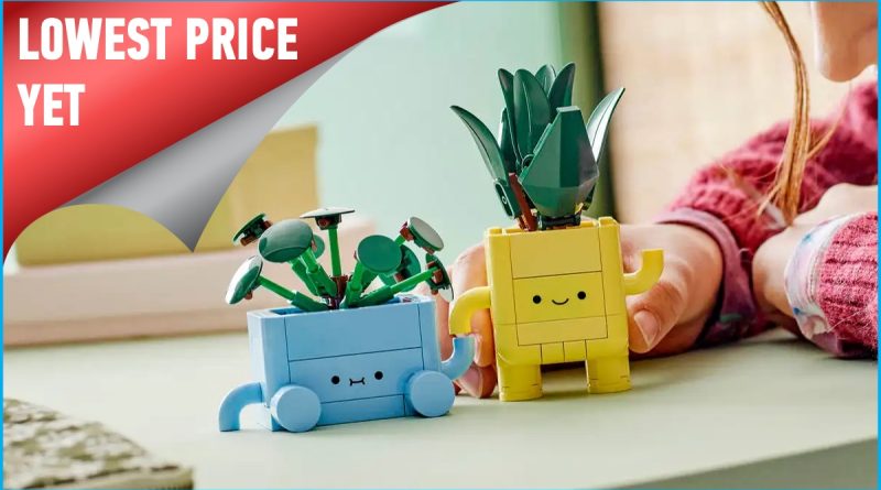 Best price yet on LEGO Botanicals Happy Plants at Amazon
