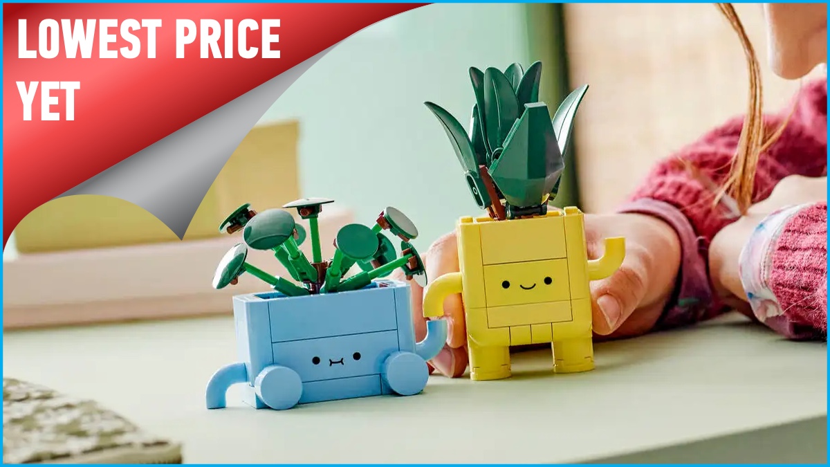 Best price yet on LEGO Botanicals Happy Plants at Amazon