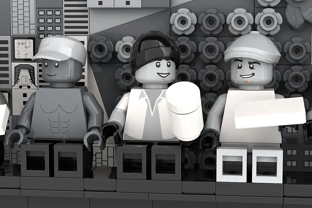 LEGO Ideas Lunsj på toppen av en skyskraper 9 1024x682