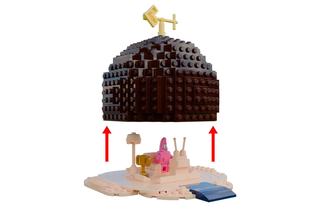 LEGO Ideas Bob Esponja Calça Quadrada – 25º Aniversário 7 1024x682