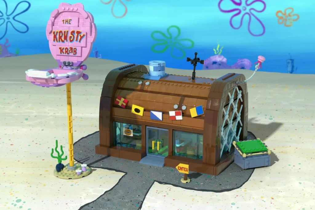 LEGO Ideas Svampebob Firkant Den Krusty Krab 2 1024x682