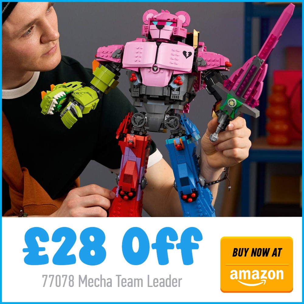 77078 mecha team leader lego fortnite 20 off amazon deal card