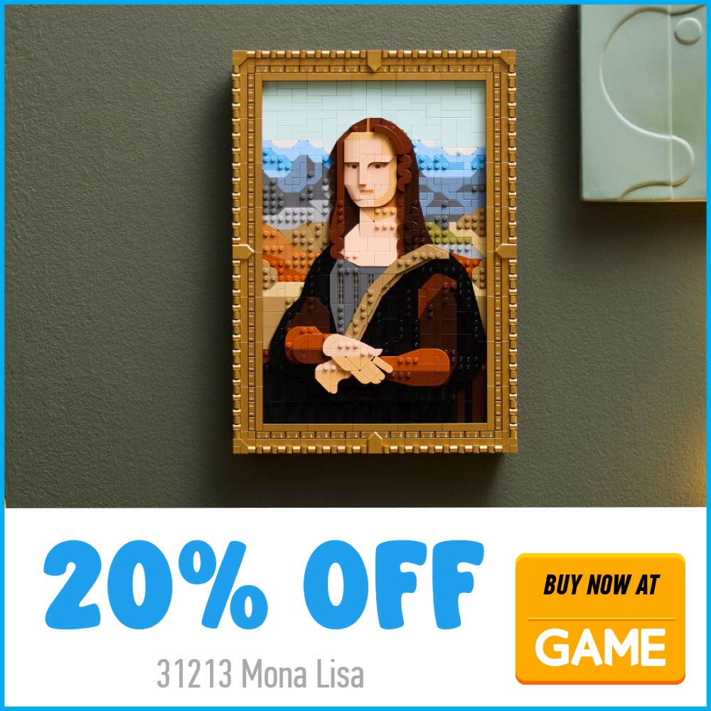 LEGO Art 31213 20 off game deal card white