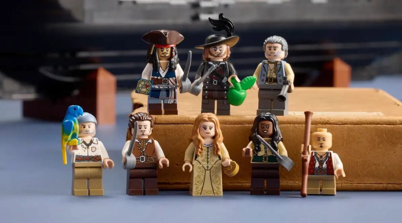 LEGO Icons 10365 Captain Jack Sparrows Pirate Ship minifigures featured