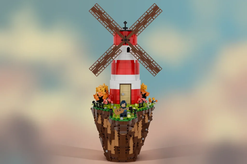 LEGO Ideas Gorillaz Flying Windmill Island 5 1024x682