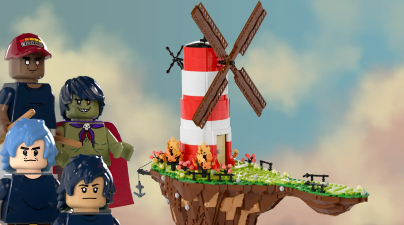 LEGO Ideas Gorillaz Flying Windmill Island featured image