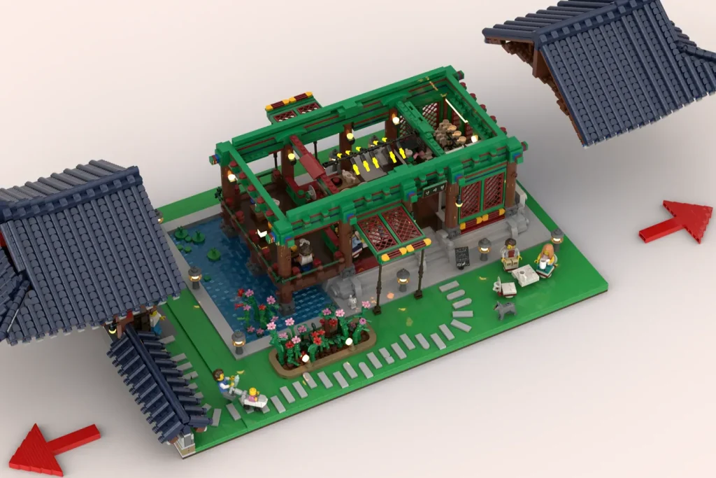 LEGO Ideas Korean Tea House Seon Bi Won 6 1024x683