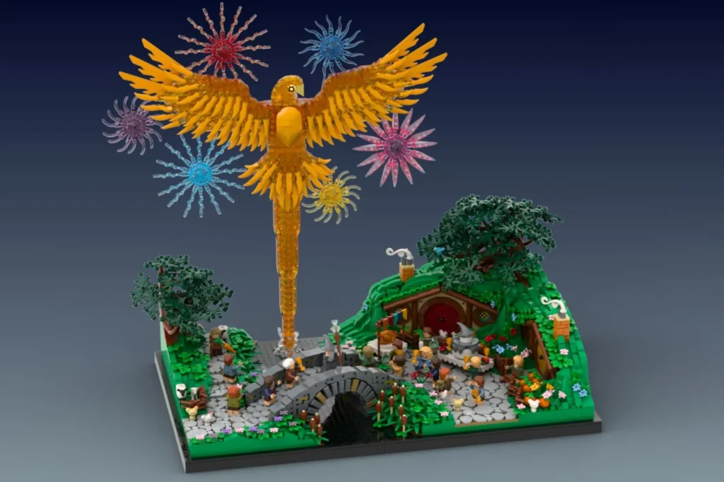 LEGO Ideas The Grey Wizards Grand Birthday Display 1024x682