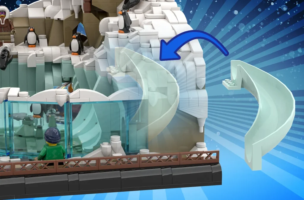 LEGO Ideas The Kingdom of Sliding The Penguin Zoo 11 1024x676